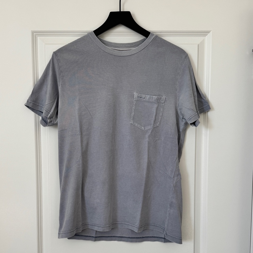 RVCA Men's Short Sleeve Gray Tee